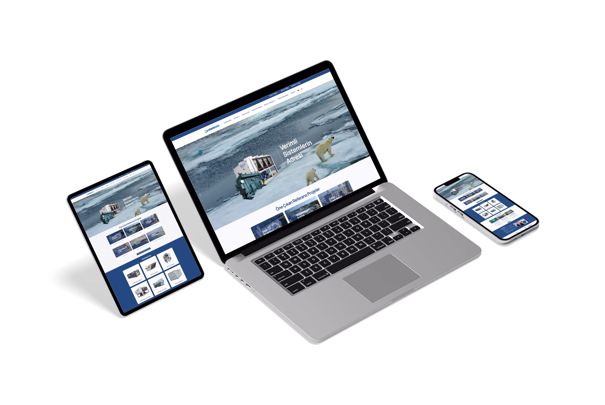 Atlantik Grup Web Tasarımı
