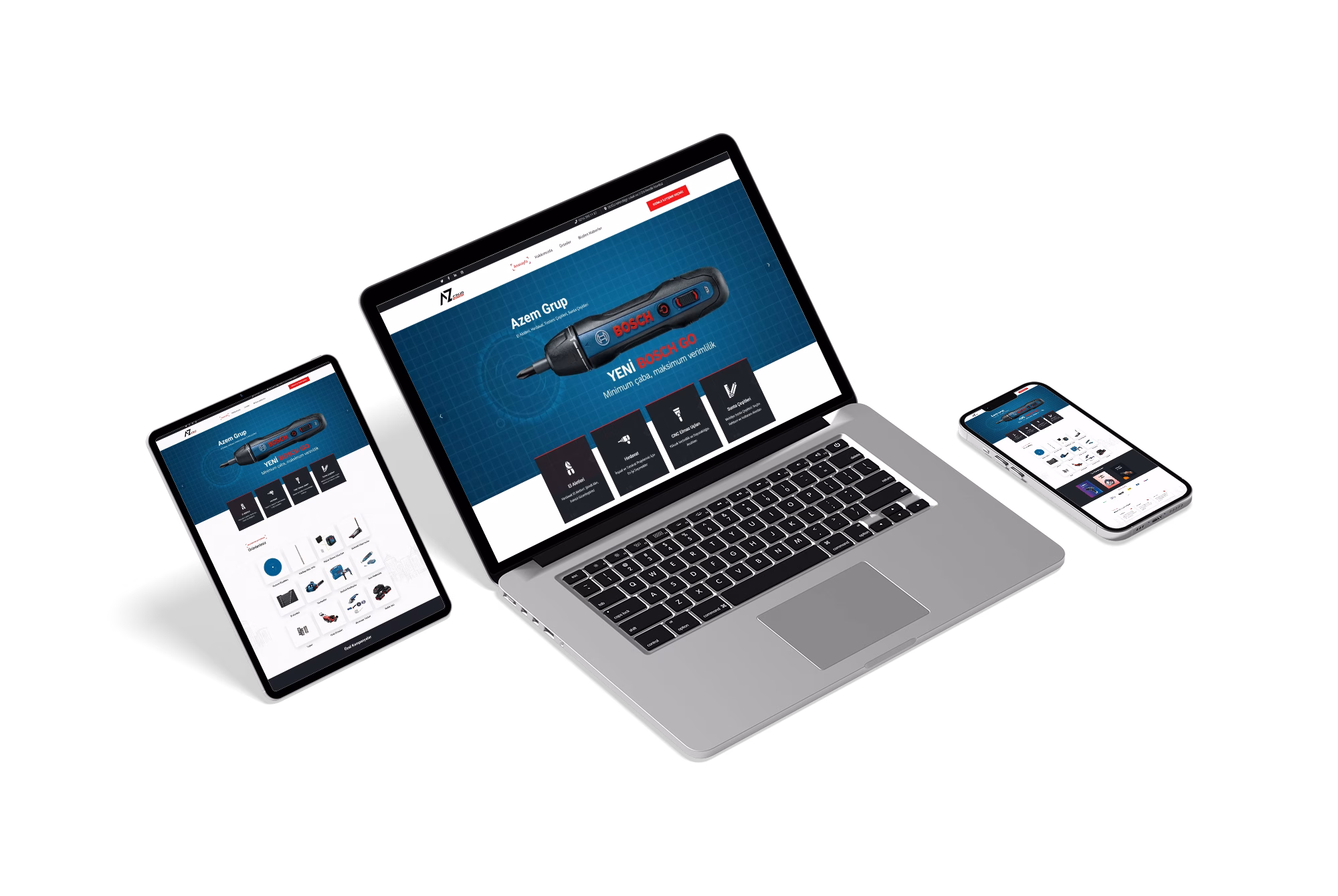 Azem Grup Web Tasarımı