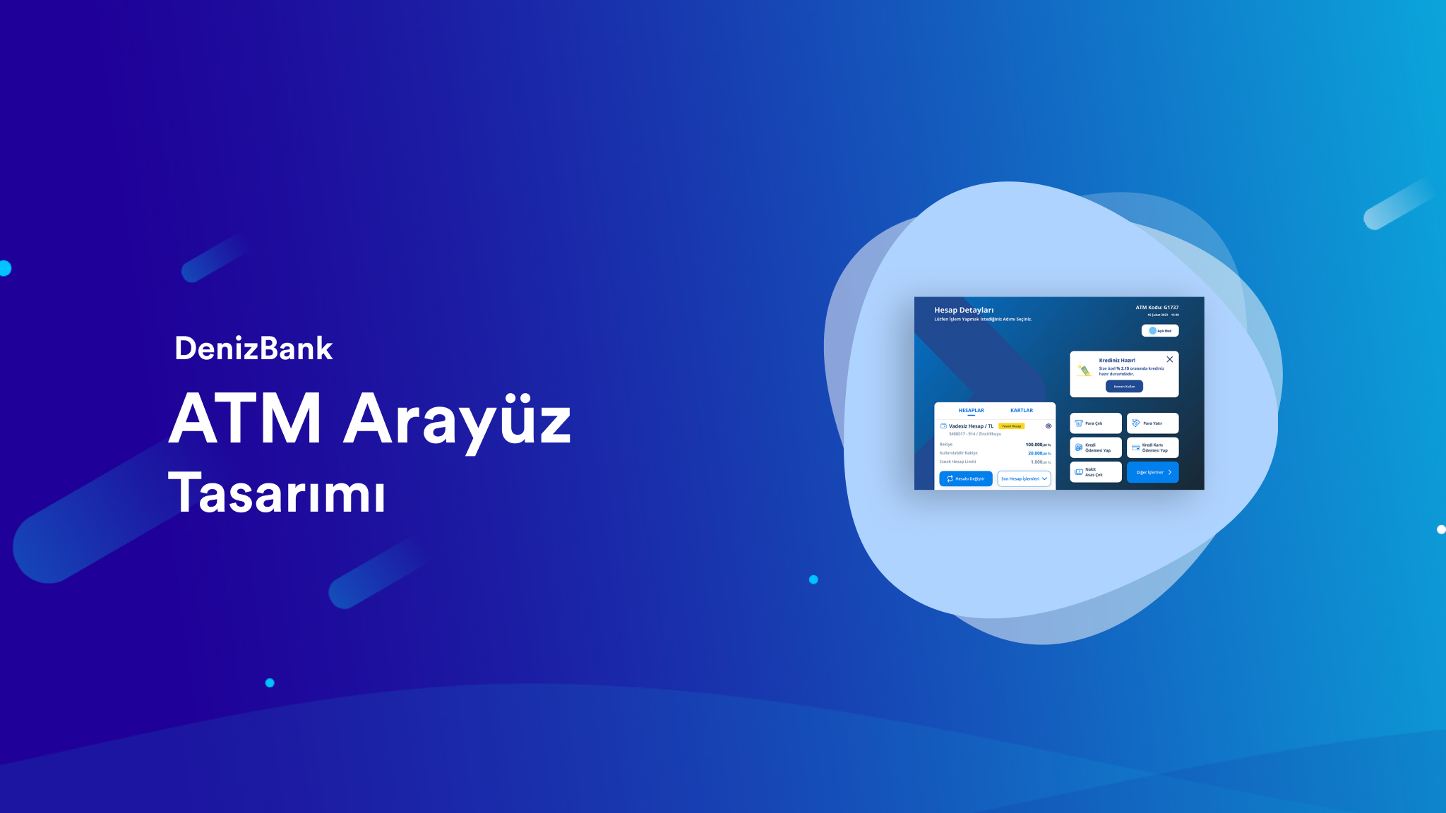 DenizBank ATM Arayüz Tasarımı